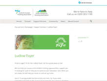 Tablet Screenshot of ludlowfoyer.co.uk